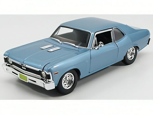 CHEVROLET NOVA SS 2ドアクーペ 1970 ライトブルー/ MAISTO 1/18 ミニカー