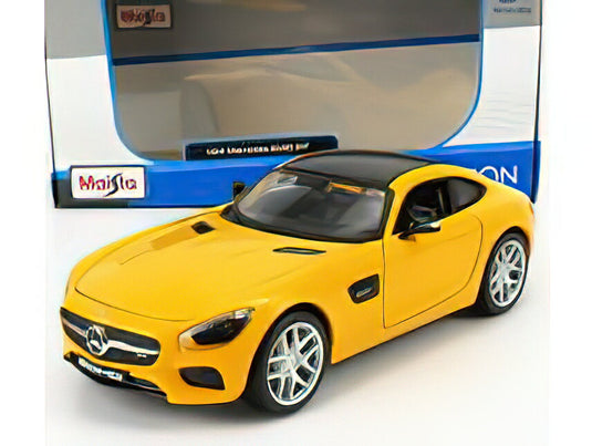 MERCEDES BENZ GT-S AMG (C190) 2014 YELLOW/MAISTO 1/24ミニカー