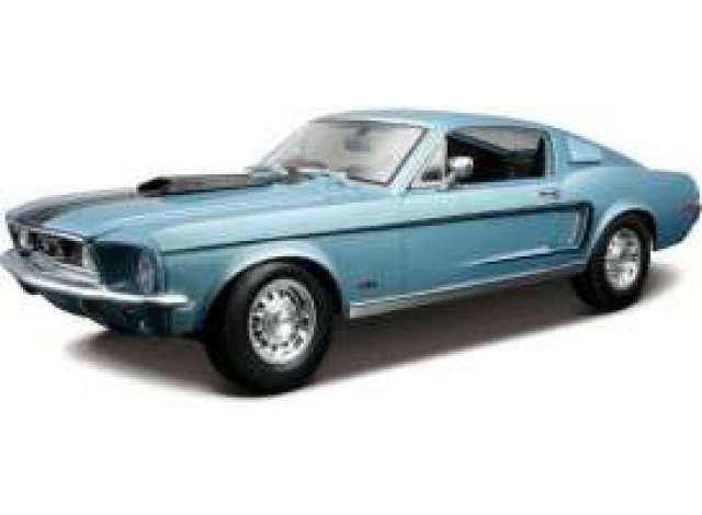 1968 Ford Mustang GT コブラ ブルーブラック/MAISTO 1/18ミニカー