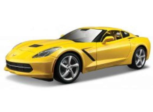 2014 シボレー コルベット スティングレイ イエロー/ MAISTO  1/18 ミニカー