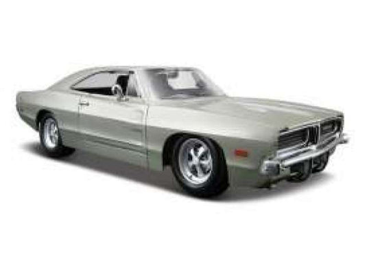 1969 ダッジ チャージャー R/T シルバー 1969 Dodge Charger R/T / MAISTO 1/24 ミニカー
