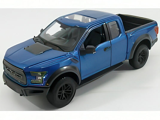 Fordフォード F-150 ラプター 2017 ブルー ピックアップトラック 模型 モデル / MAISTO 1/24 ミニカー 模型