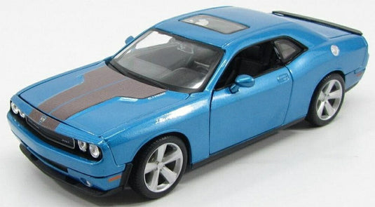 DODGE チャレンジャー SRT8 6.1 HEMI クーペ 2008 ライトブルーメタリック/ MAISTO 1/24 ミニカー