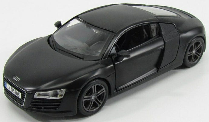 AUDI R8 4.2 FSI V8 2007 マットブラック/ MAISTO 1/24 ミニカー