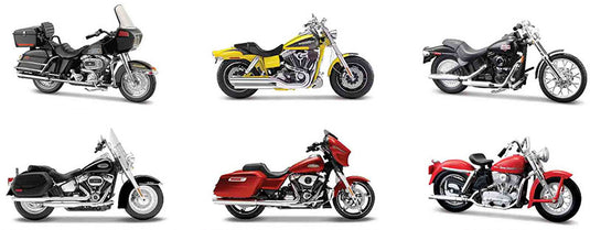 Harley-Davidsonハーレーダビッドソン Series 45 Six-Piece SET / MAISTO 1/18 模型