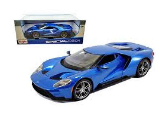 2017 フォード GT ブルーメタリック Ford GT ミニカー 2017年仕様 / MAISTO 1/18 ミニカー
