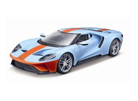 2019 フォード GT ガルフブルー/オレンジ/ MAISTO  1/18 ミニカー