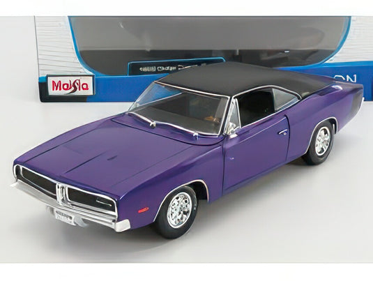 DODGE CHARGER R/T COUPE 1969 PURPLE MET/MAISTO 1/18ミニカー