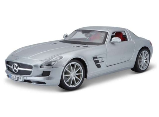 メルセデスベンツ SLS AMG シルバー Mercedes-Benz SLS AMG ミニカー / MAISTO 1/18 ミニカー