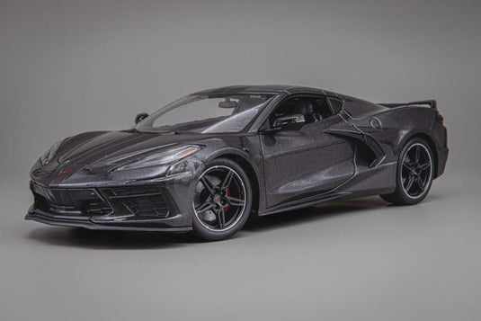 Chevrolet Corvette C8 Stingray 2020 ダークグレーメタリック/ MAISTO 1/18 ミニカー