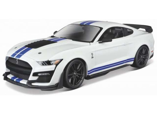 2020 Ford Mustang Shelby GT500 ホワイト/ブルー/ブラックミニカー/ Maisto1/18