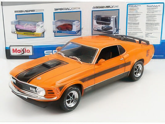 Ford Mustangフォード マスタング Mach 1 1970 オレンジ スポーツカー / MAISTO 1/18 ミニカー 模型