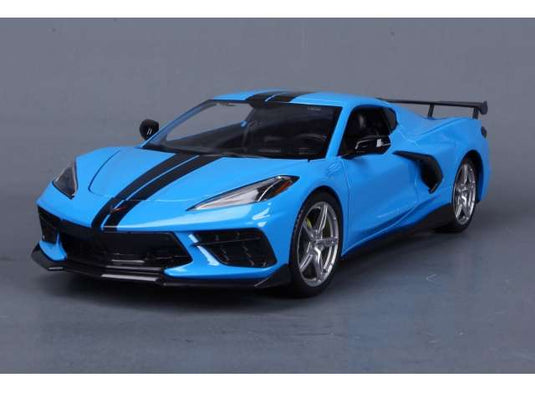 2020 シボレー コルベット スティングレイ ブルー/ブラック 2020 Corvette / MAISTO 1/18 ミニカー