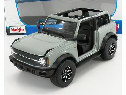 FORD USA BRONCO BADLANDS ドアレス 2021 グレー/ MAISTO 1/18 ミニカー