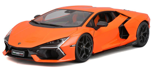 Lamborghiniランボルギーニ レヴエルト オレンジ スーパーカー 模型 モデル / MAISTO 1/18 ミニカー 模型