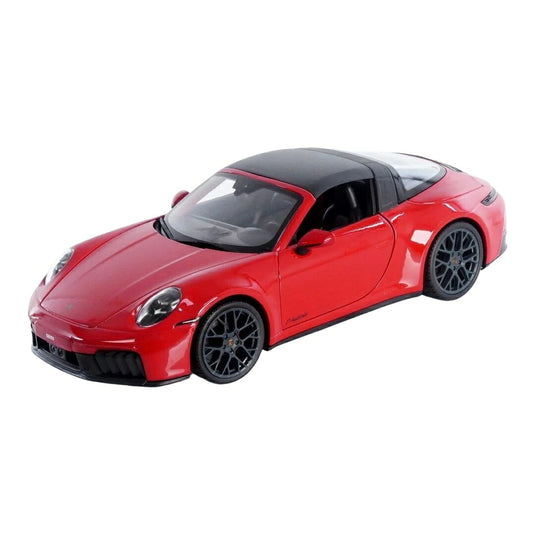 ポルシェ 911 タルガ 4 GTS ハイブリッド 2024 レッド / Maisto 1/18 ミニカー