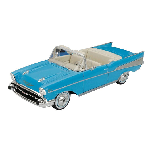 Chevroletシボレー Bel Airベルエア カブリオレ 1957 ライトブルー / MAISTO 1/18 ミニカー