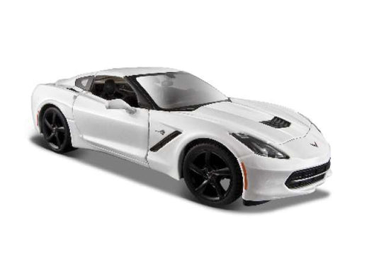 2014 シボレー コルベット スティングレイ ホワイト 2014 Corvette ミニカー / MAISTO 1/24 ミニカー