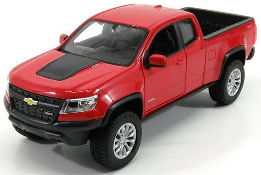 CHEVROLET コロラド ZR2 ピックアップ 2017 レッド ブラック/ MAISTO 1/27 ミニカー