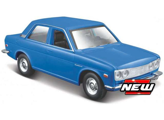 1971 ダットサン 510 ブルー Datsun 510 ブルーバード 働く車 ミニカー / MAISTO 1/24 ミニカー