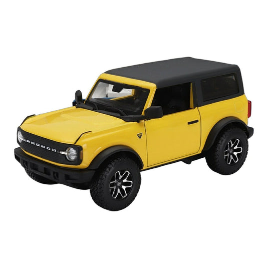 FordフォードUSA BRONCOブロンコ BADLANDSバッドランズ 2021 イエロー / MAISTO 1/24 ミニカー
