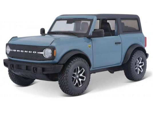 2021 フォード ブロンコ バッドランズ ライトブルー/ブラック Ford Bronco / MAISTO 1/24 ミニカー