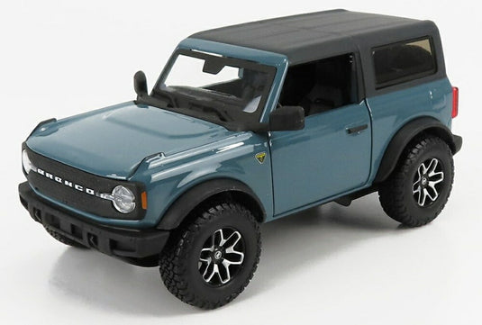 Fordフォード Broncoブロンコ Badlands 2021 ブルー 四駆 模型 モデル / MAISTO 1/24 ミニカー 模型