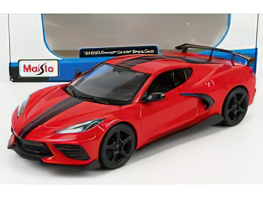 2020 Chevrolet Corvette Stingray Coupe - Red w/ Black Stripes (Special –  Karson Diecast Co.