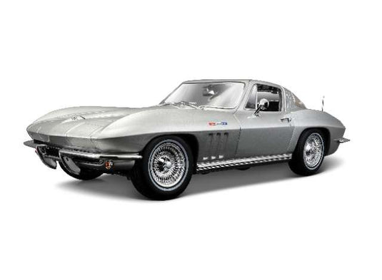 1965 シボレー コルベット シルバー/ MAISTO  1/18 ミニカー