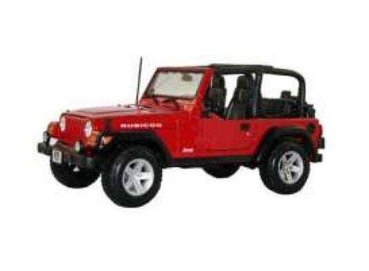 ジープ ラングラー ルビコン オープントップ レッド Jeep Wrangler ミニカー / MAISTO 1/18 ミニカー
