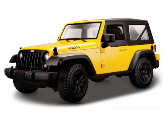 2014 Jeep ラングラー イエロー/MAISTO 1/18ミニカー