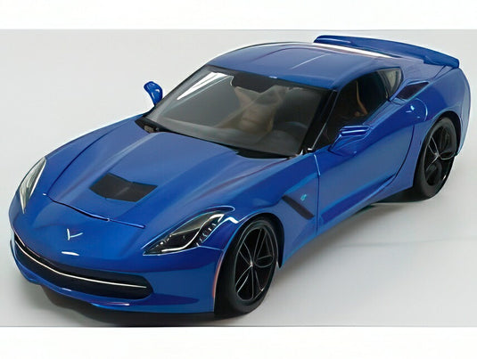 CHEVROLET CORVETTE Z51 STINGRAY クーペ 2014 ブルーメタリック/ MAISTO 1/18 ミニカー
