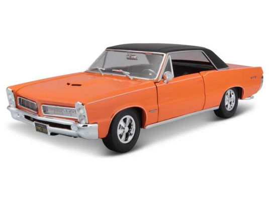 1965 ポンティアック GTO ハースト オレンジ/ブラックルーフ 1965 GTO / MAISTO 1/18 ミニカー