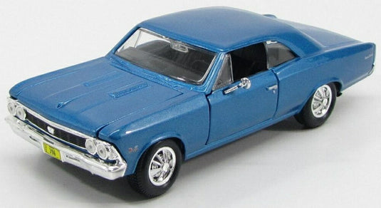 CHEVROLET シェベル SS 396 1966 ブルーメタリック/ MAISTO 1/24 ミニカー