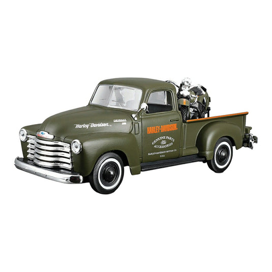 Harley-Davidsonハーレーダビッドソン Chevroletシボレー 3100 Pickup Truck 1950 / MAISTO 1/24 模型