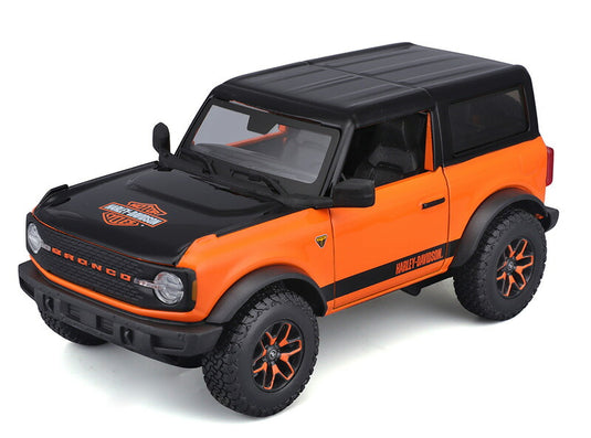 Fordフォード Broncoブロンコ Badlands 2021 オレンジ 四駆 模型 モデル / MAISTO 1/24 ミニカー 模型