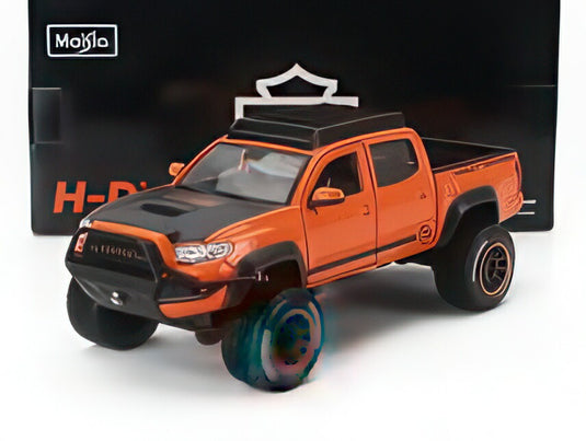 2023 トヨタ タコマ TRD Pro ハーレーダビッドソン仕様 オレンジ/ブラック / MAISTO 1/24 ミニカー