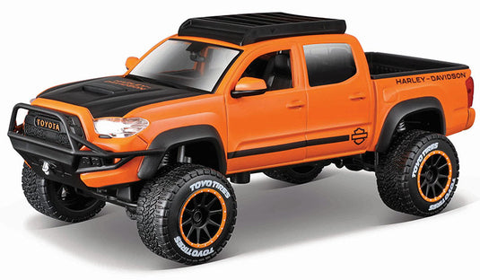 Toyotaトヨタ Tacomaタコマ ハーレーダビッドソン 2023 オレンジ 模型 / MAISTO 1/24 ミニカー 模型