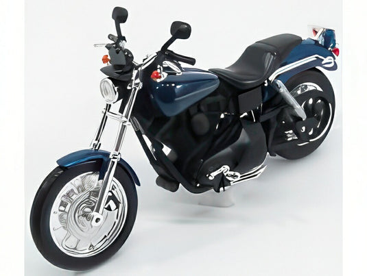HARLEY DAVIDSON DYNA SUPER GLIDE SPORT 2004 ブルーメタリック/ MAISTO 1/12 バイクミニカー