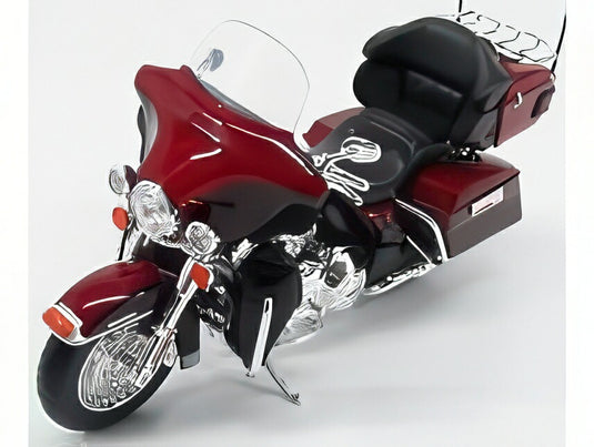 HARLEY DAVIDSON FLHTK ELECTRA GLIDE ULTRA LIMITED 2013 レッドメタリックブラック/ MAISTO 1/12 バイクミニカー