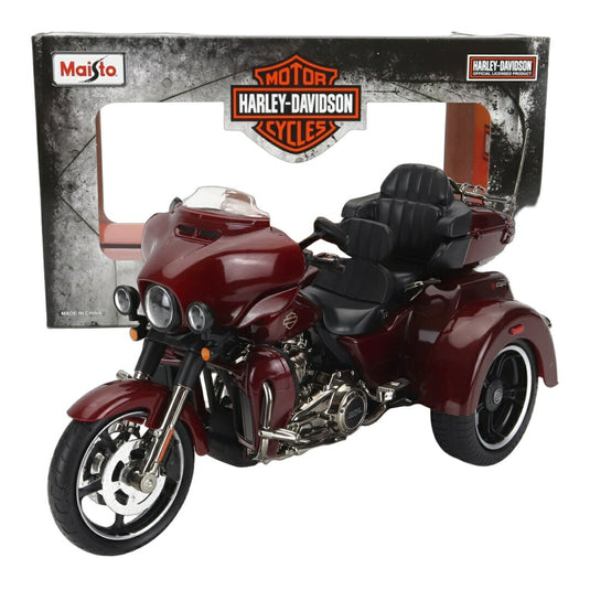 Harley Davidsonハーレーダビッドソン CVO TRI GLIDEトライグライド 2021 レッドメタリック / MAISTO 1/12 バイク
