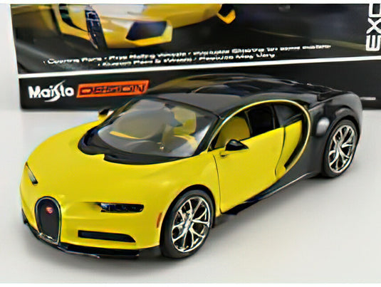BUGATTI CHIRON LE PATRON 2016 YELLOW BLACK/MAISTO 1/24ミニカー