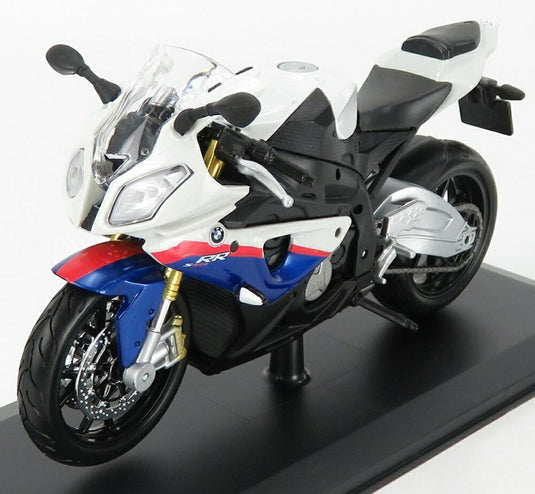 BMW S 1000 RR ホワイト ブラック ブルー / MAISTO 1/12 ミニカー