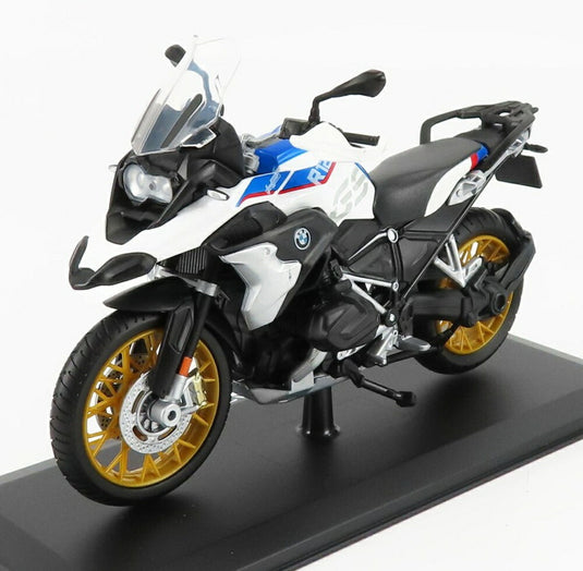 BMW R1250 GS 2015 ホワイト ブルー レッド/ MAISTO 1/12 バイク模型ミニカー