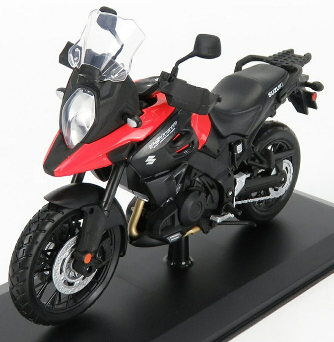 SUZUKI V-STROM ブラック レッド/ MAISTO 1/12 バイク模型ミニカー
