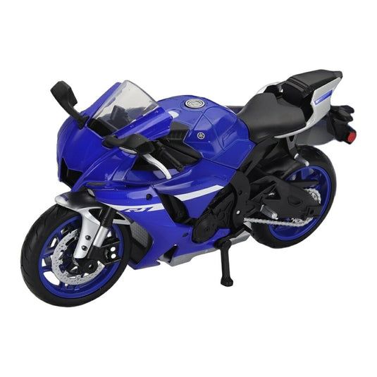 Yamahaヤマハ YZF-R1 2021 ブルー / MAISTO 1/12 ミニカー バイク模型