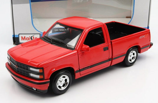 CHEVROLET 454 SS ピックアップ 1993 レッド/ MAISTO 1/24 ミニカー