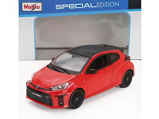 TOYOTA YARIS GR 2021 ライトレッド/ MAISTO 1/24 ミニカー