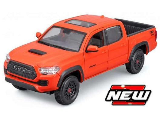 2021 トヨタ タコマ ピックアップ オレンジ Toyota Tacoma ミニカー 四駆 / MAISTO 1/27 ミニカー