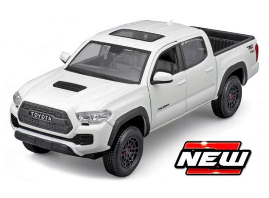 2021 トヨタ タコマ ピックアップ ホワイト Toyota Tacoma ミニカー 四駆 / MAISTO 1/24 ミニカー